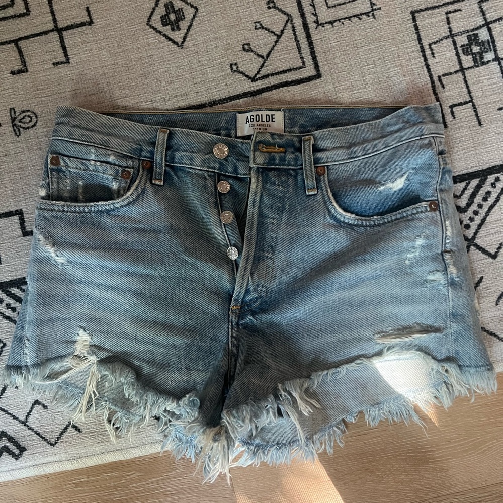 Agolde Parker denim shorts swapmeet size 26